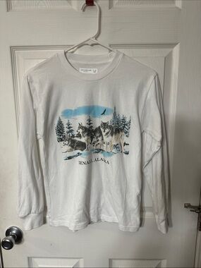 abercrombie kids White Relaxed Crew Tee